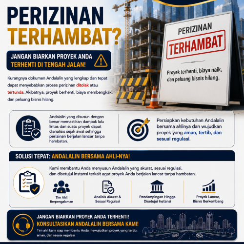 Perwira Kreasindo menyediakan jasa Andalalin untuk membantu mengatasi perizinan proyek yang terhambat, dengan pendampingan profesional dalam Analisis Dampak Lalu Lintas bagi pembangunan di Cirebon
